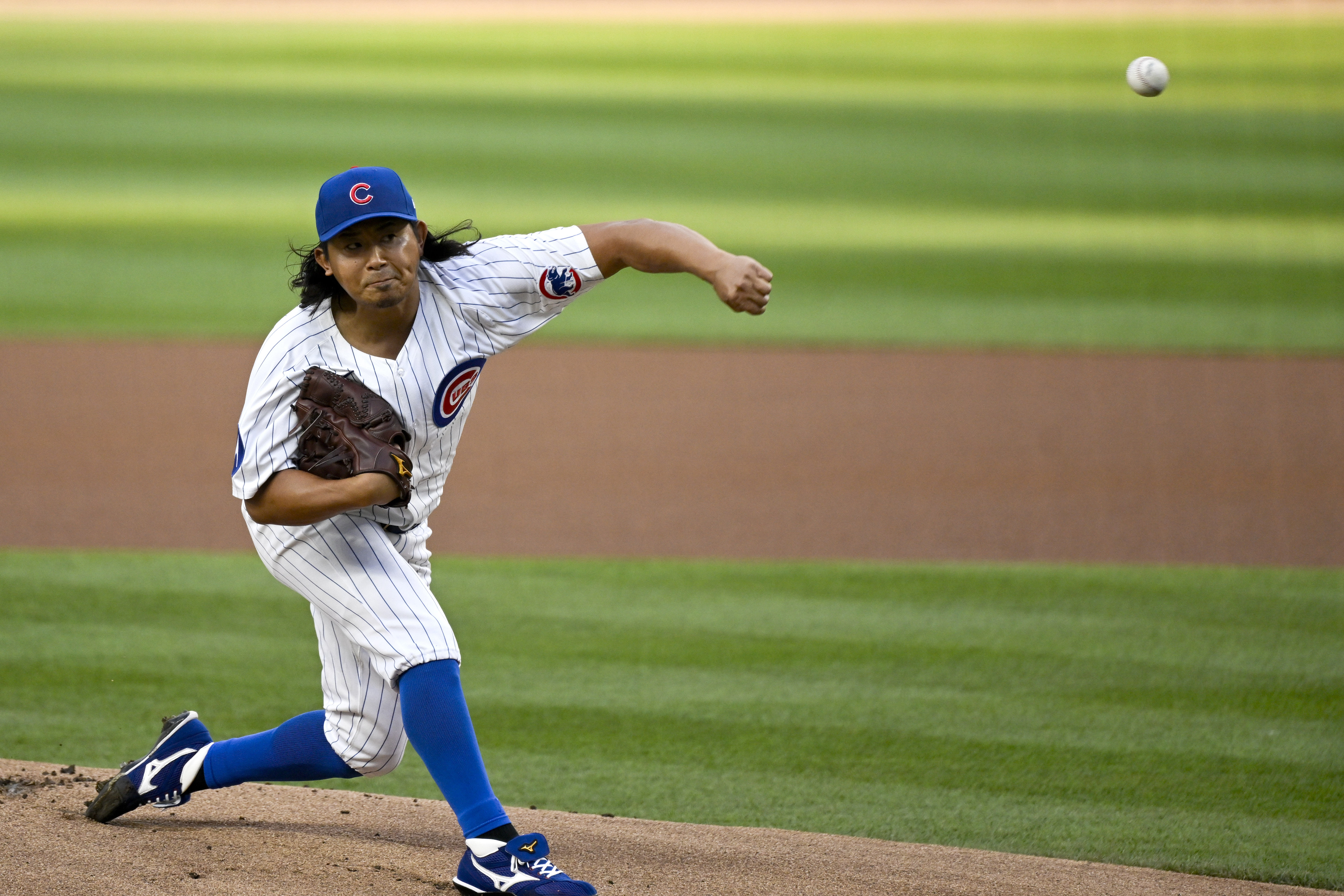 Shota Imanaga looks poised to dominate on the mound today. (Credits: IMAGN)